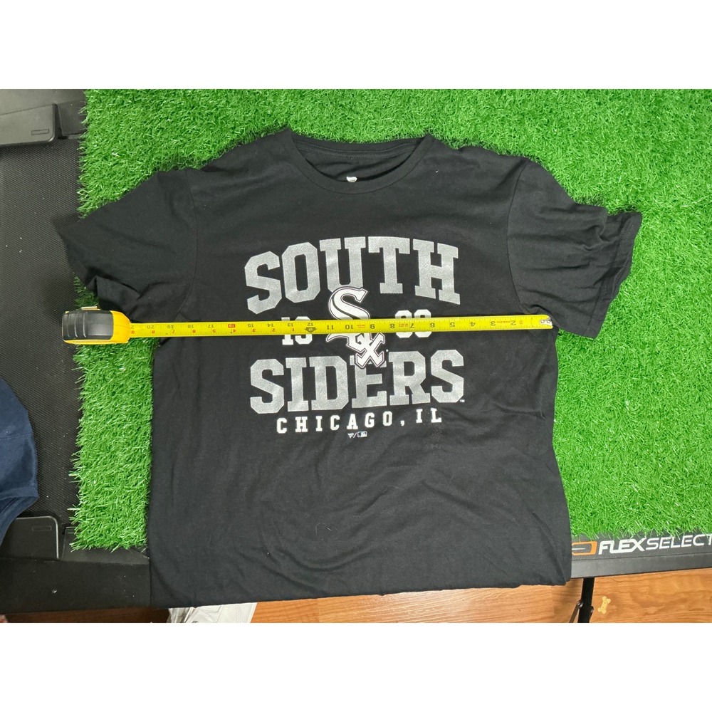 Fanatics Chicago White Sox South Siders T-Shirt Black Mens Large MLB Baseball